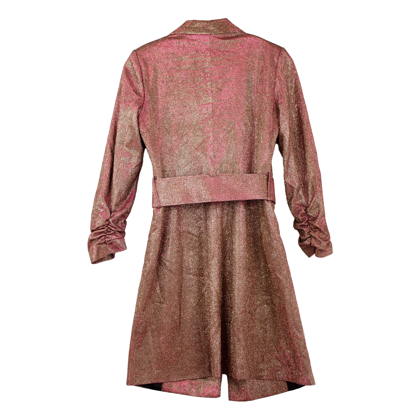 Manteau ceinturé irisé — Seconde main sélectionnée