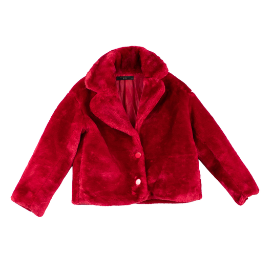 Veste Rouge Texturée — Sélection Seconde Main